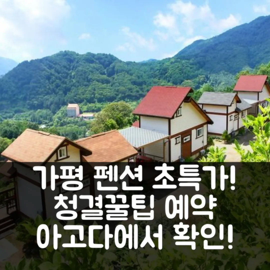 가평 하늘과땅사이펜션 청결 후기 앤 꿀팁 예약