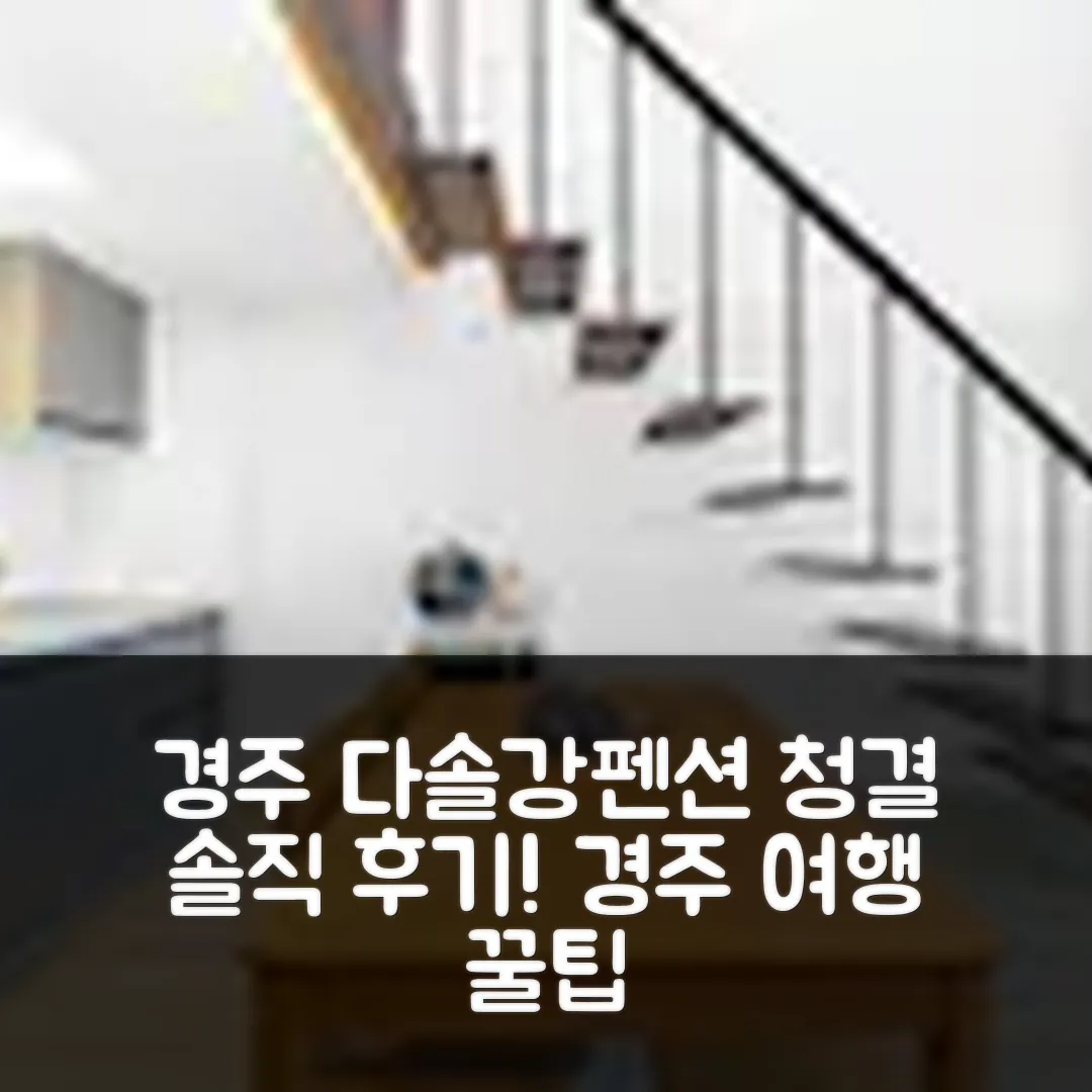 경주 다솔강펜션 청결 후기! 경주 여행 꿀팁